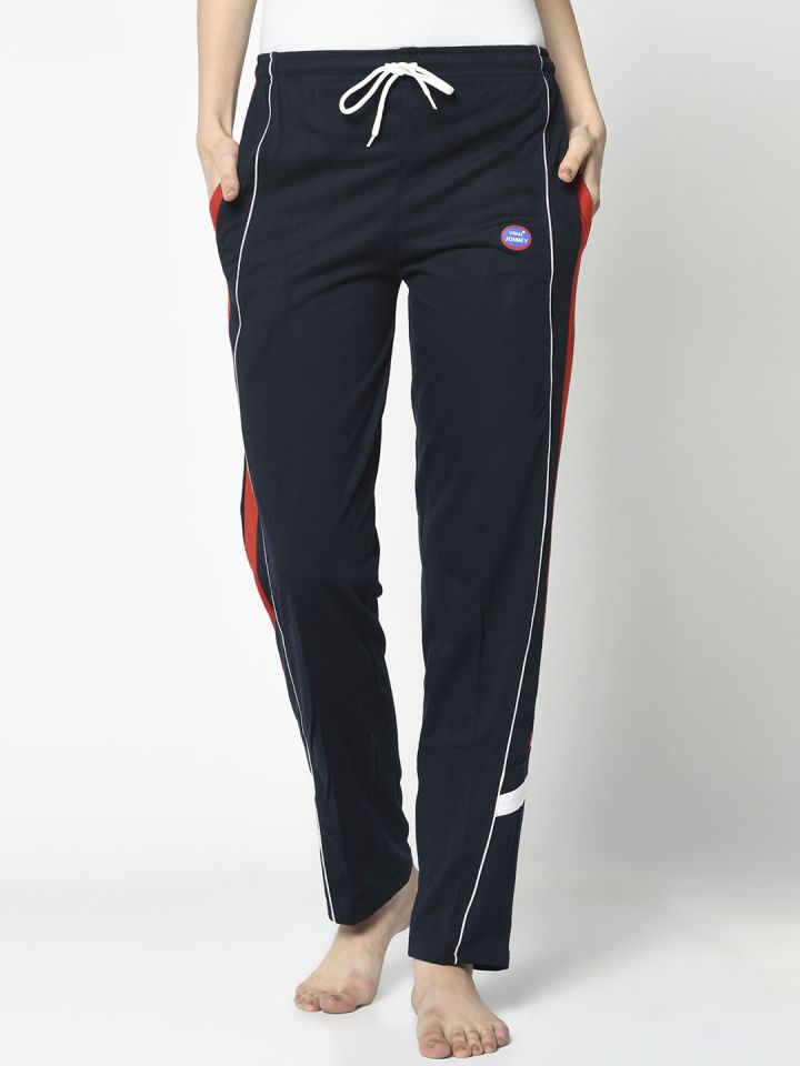 Buy VIMAL JONNEY Women Pack Of 2 Solid Lounge Pants Lounge Pants