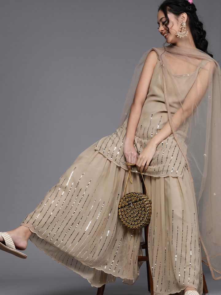 Sharara suit online myntra hotsell