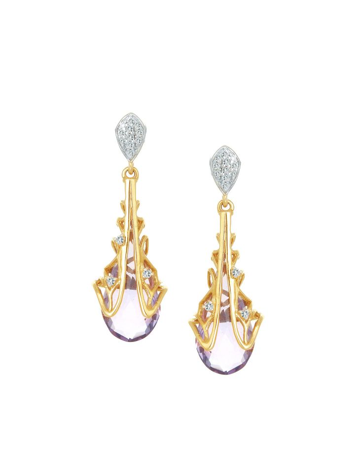 Amethyst sales earrings tanishq