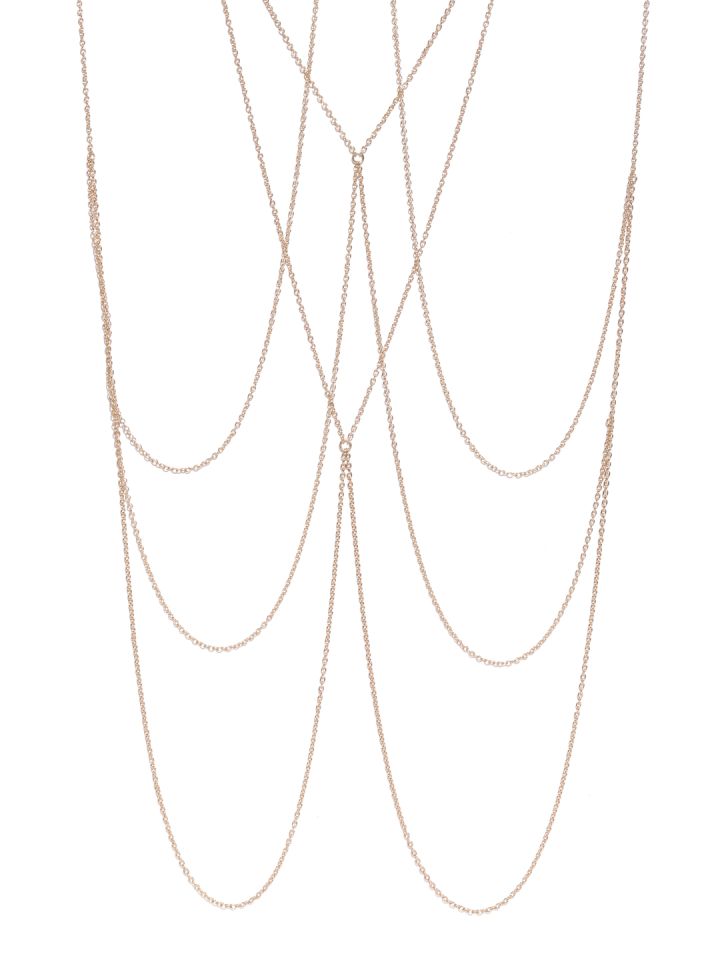 Buy New Look Gold Toned Body Chain Necklace And Chains for