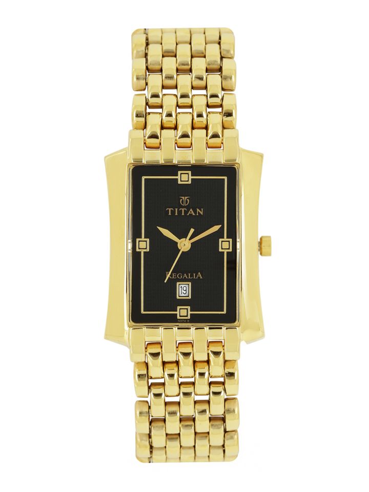 Titan Regalia Men Black Dial Watch NF1927YM06