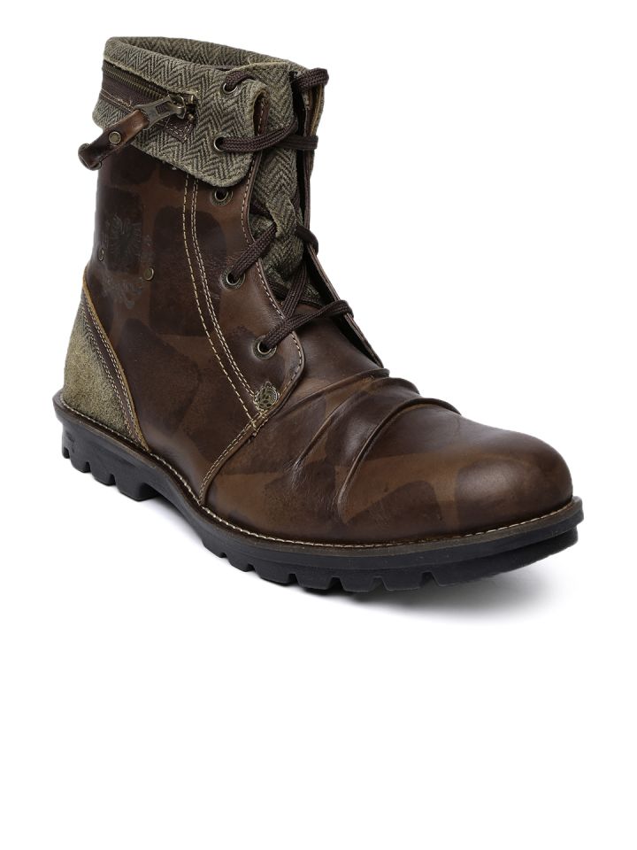 Woodland deals leather boots