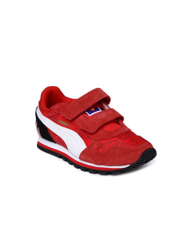Buy PUMA Kids Red Superman Print Running Shoes Sports Shoes