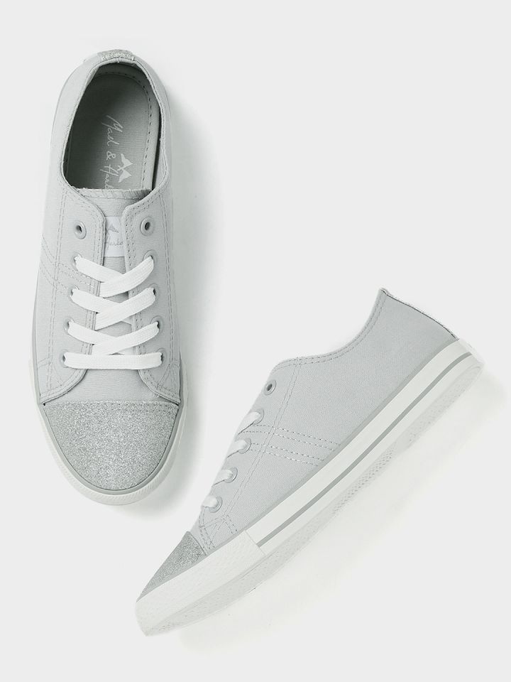 Buy Mast \u0026 Harbour Women Grey Sneakers 