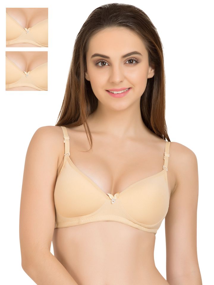 Buy Tweens Pack Of 3 Nude Coloured T Shirt Bras TW1821 - Bra for Women  1411571