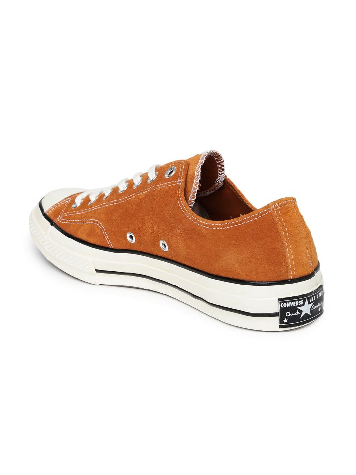 Orange new arrivals suede converse