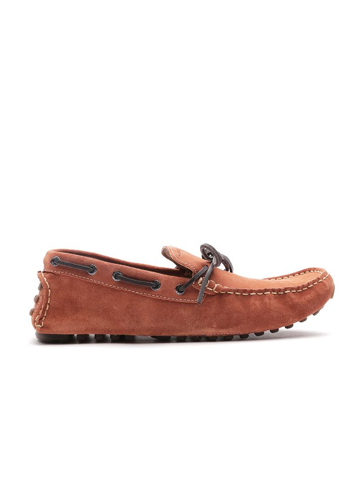 Buy GEOX Respira Men Rust Orange Breathable Italian Patent Suede