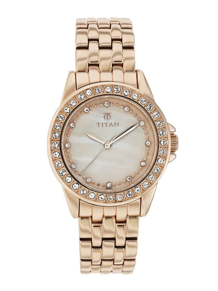 Buy Titan Women Off White Dial Watch 9798WM01E Watches for Women
