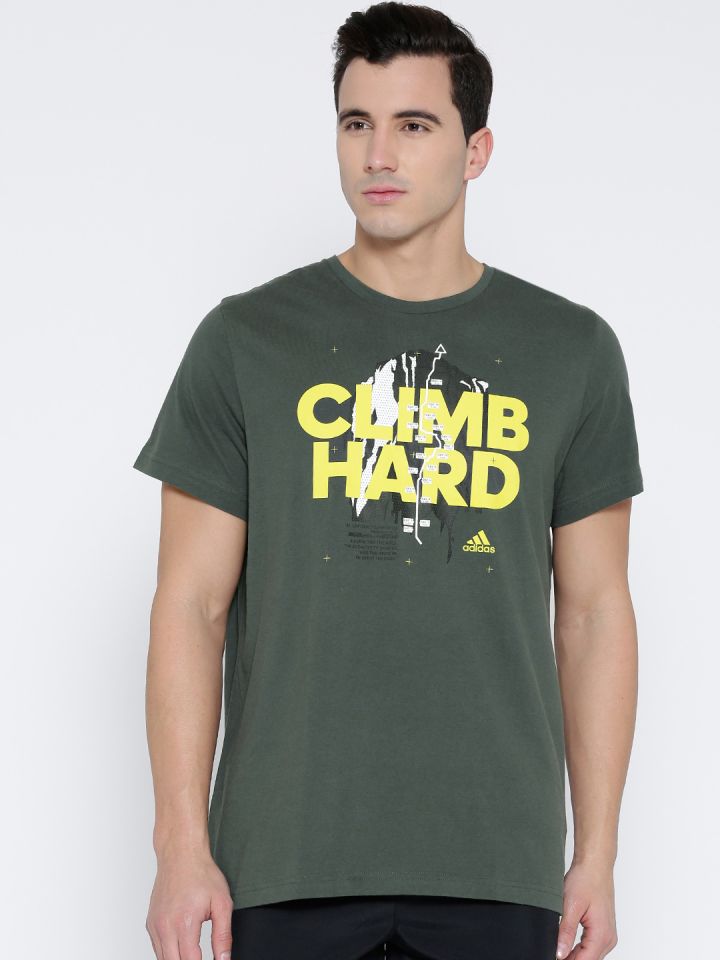 Dark green store adidas top
