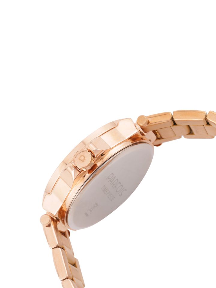 Parfois Women Rose Gold Toned Dial Watch