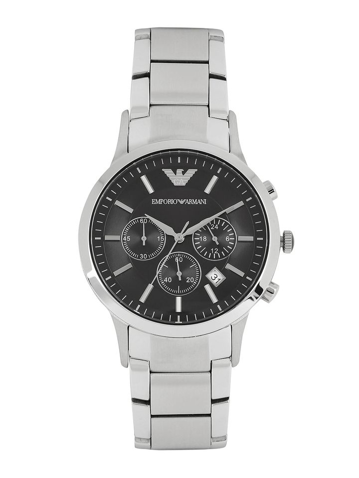 Buy Emporio Armani Men Black Chronograph Dial Watch AR2434 - Watches for  Men | Myntra