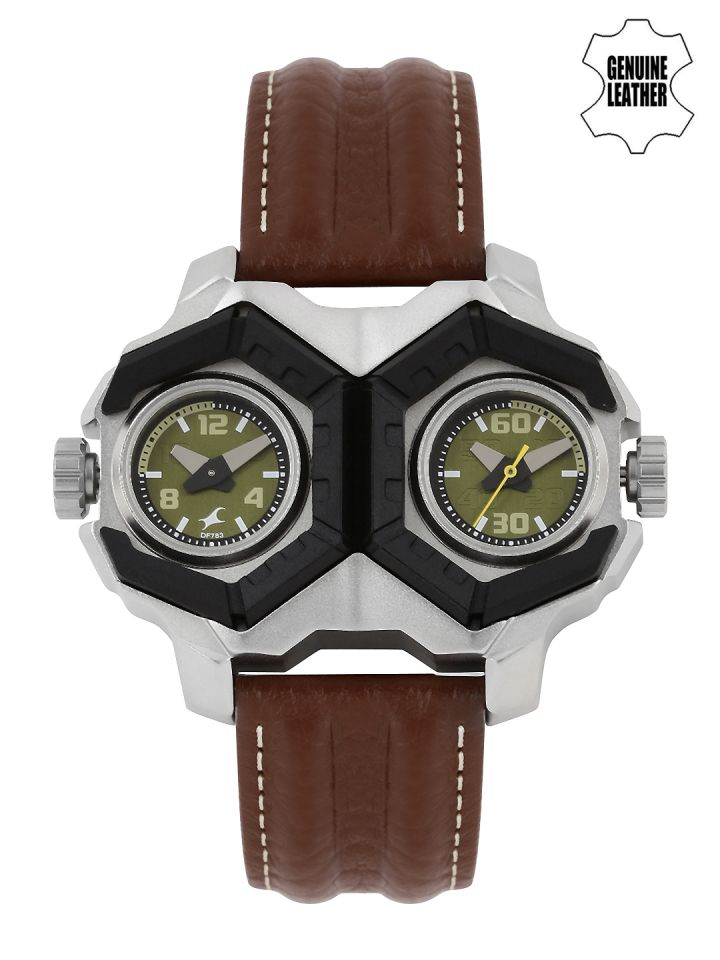 Fastrack dual deals time analog watch