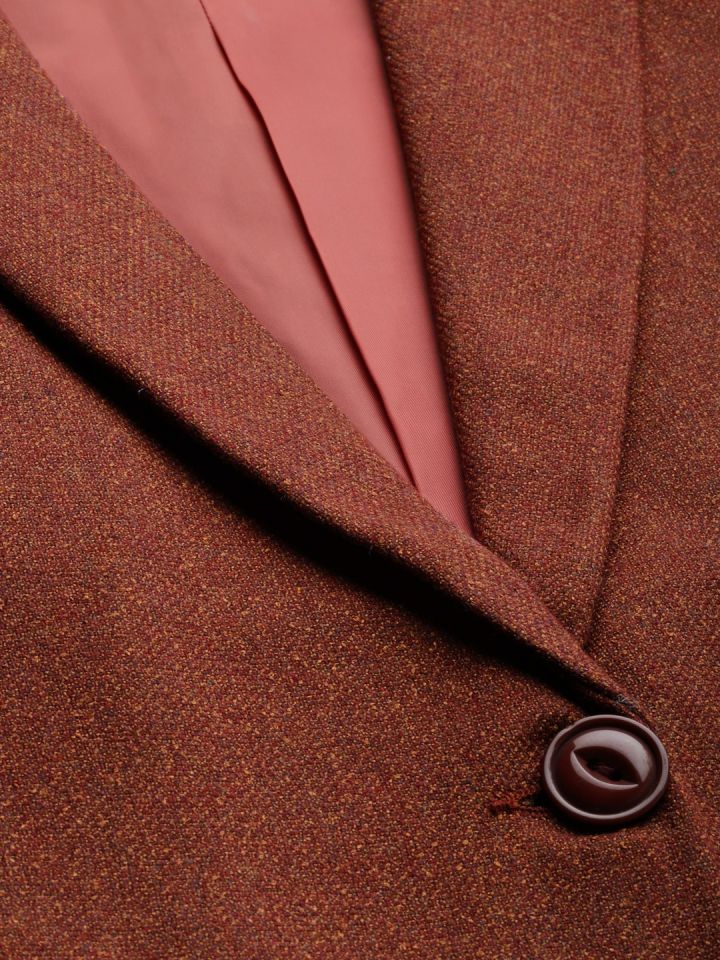 Ladies rust deals blazer