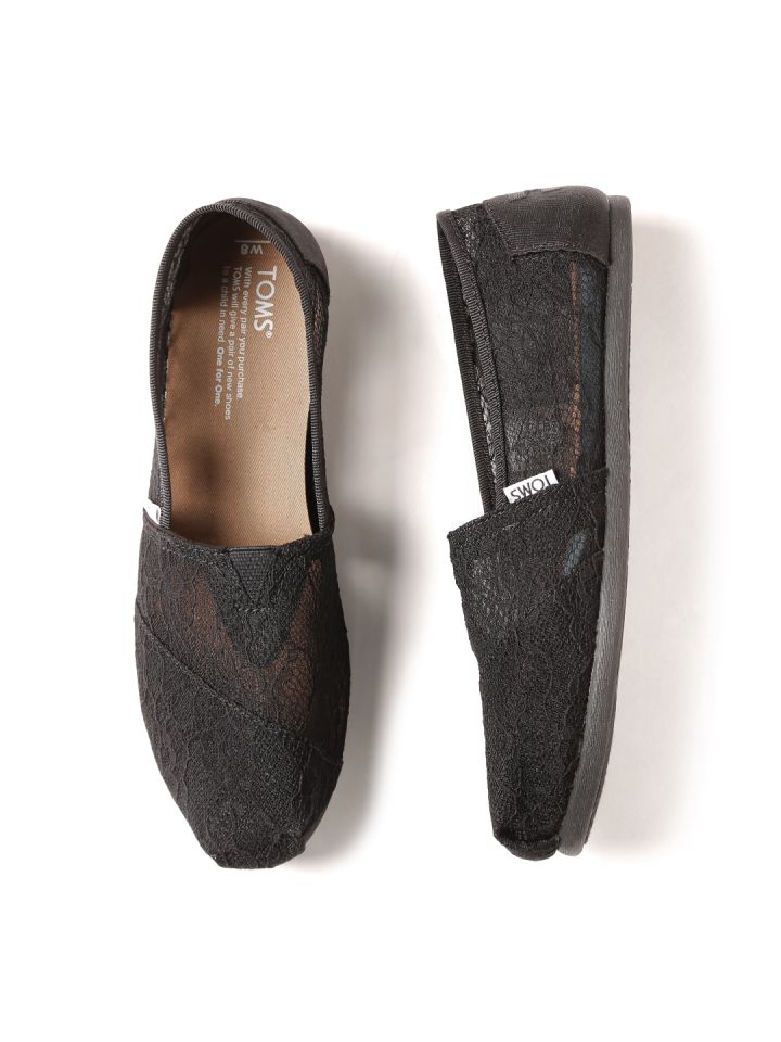 toms lace slip ons
