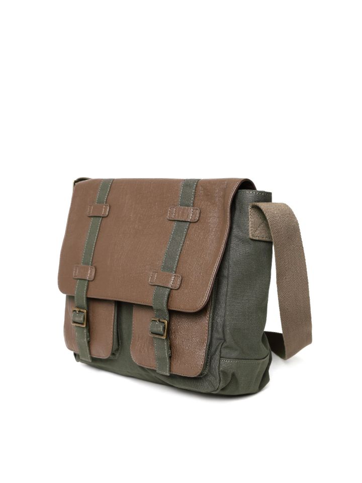 Baggit olive green handbag discount