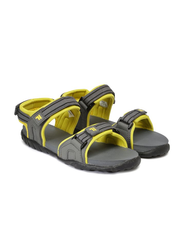 Yellow fila cheap sandals