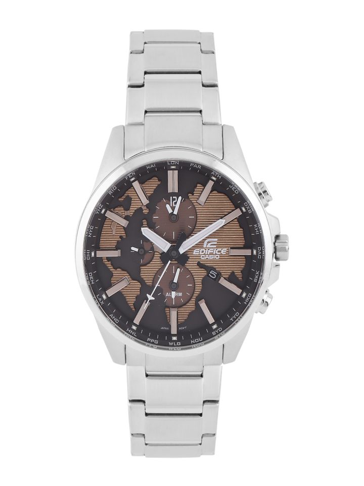Buy Casio Edifice Men Silver Analogue Watches EX312 ETD 300D