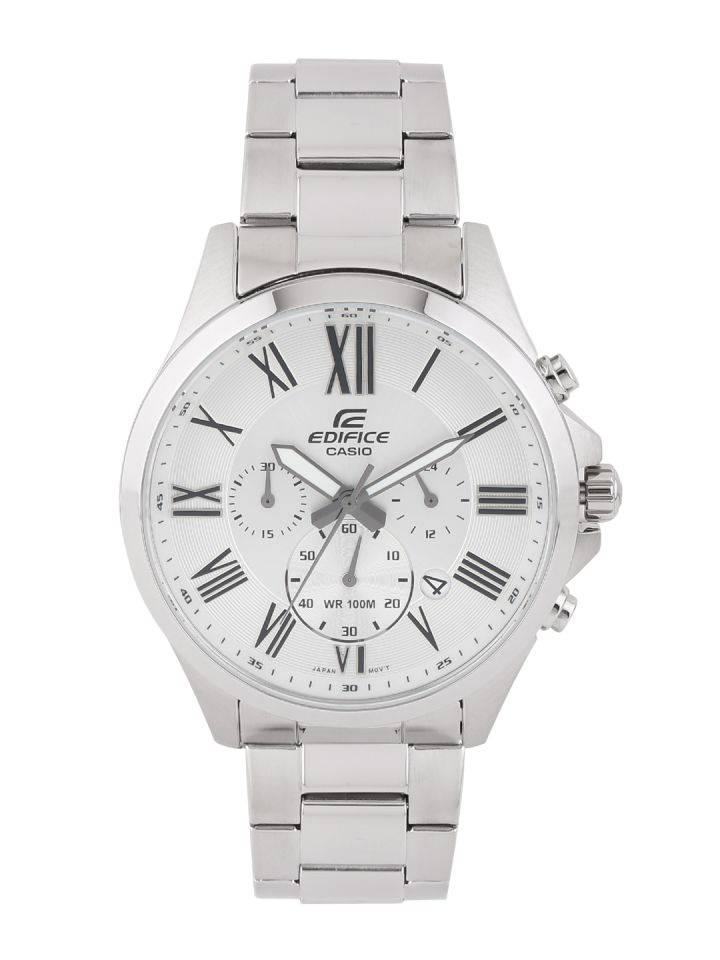 Buy CASIO Edifice Men Off White Dial Chronograph Watch EFV