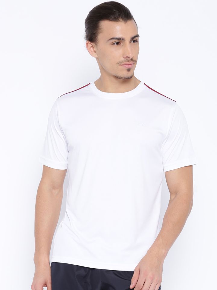 FILA White Polyester T shirt