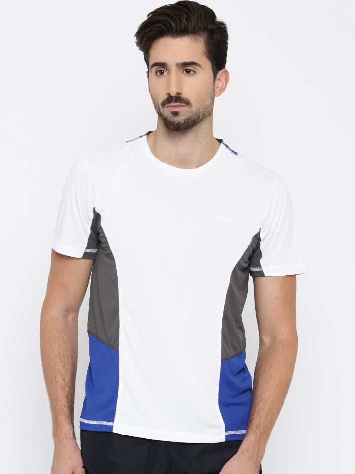 Fila colour block t shirt deals