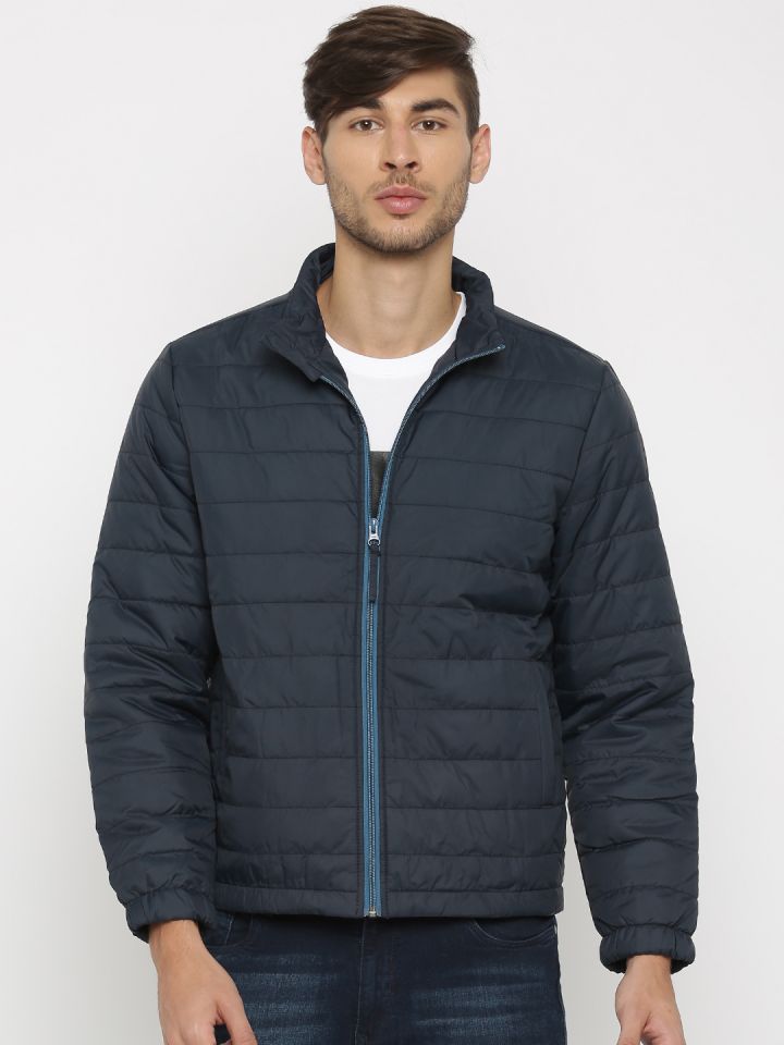 Buy John Players Navy Padded Jacket Jackets for Men 1428896 Myntra