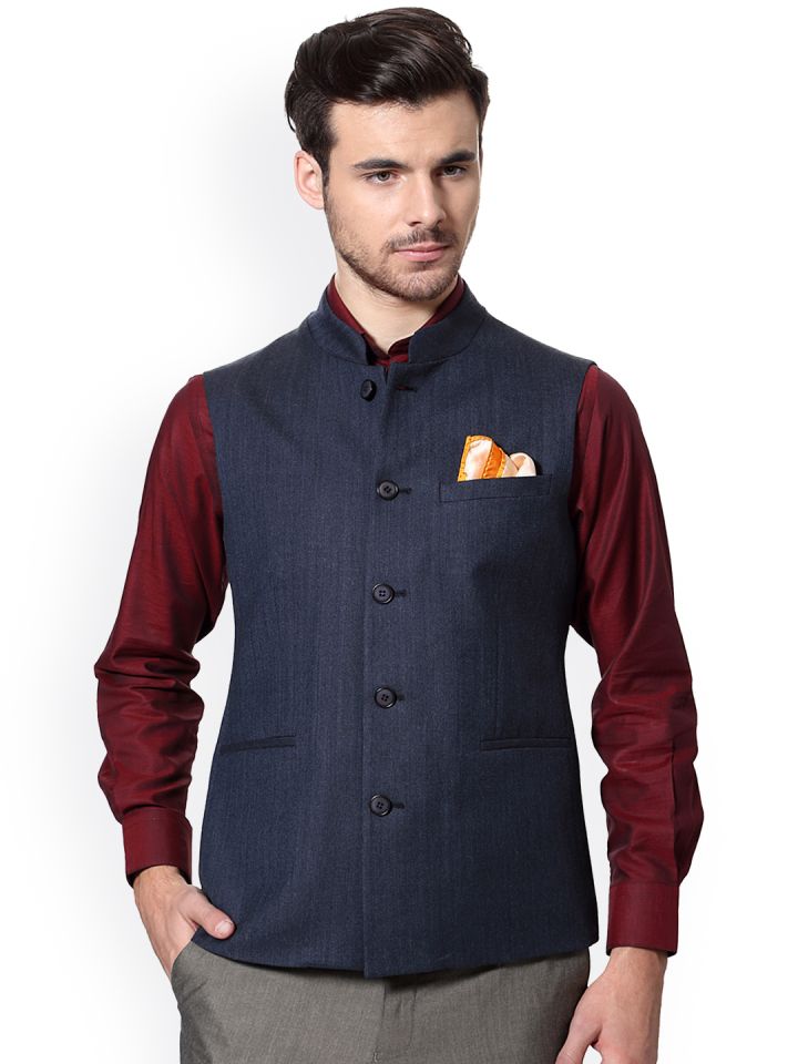 Van heusen nehru jacket store