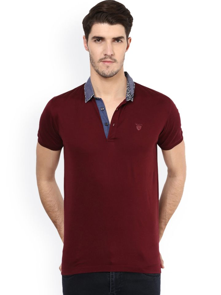 Mufti t top shirts myntra