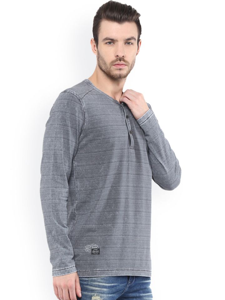 mufti t shirts myntra