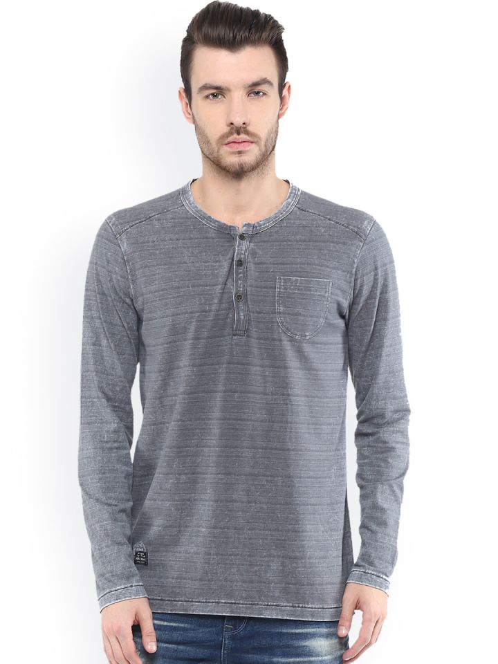 mufti t shirts myntra