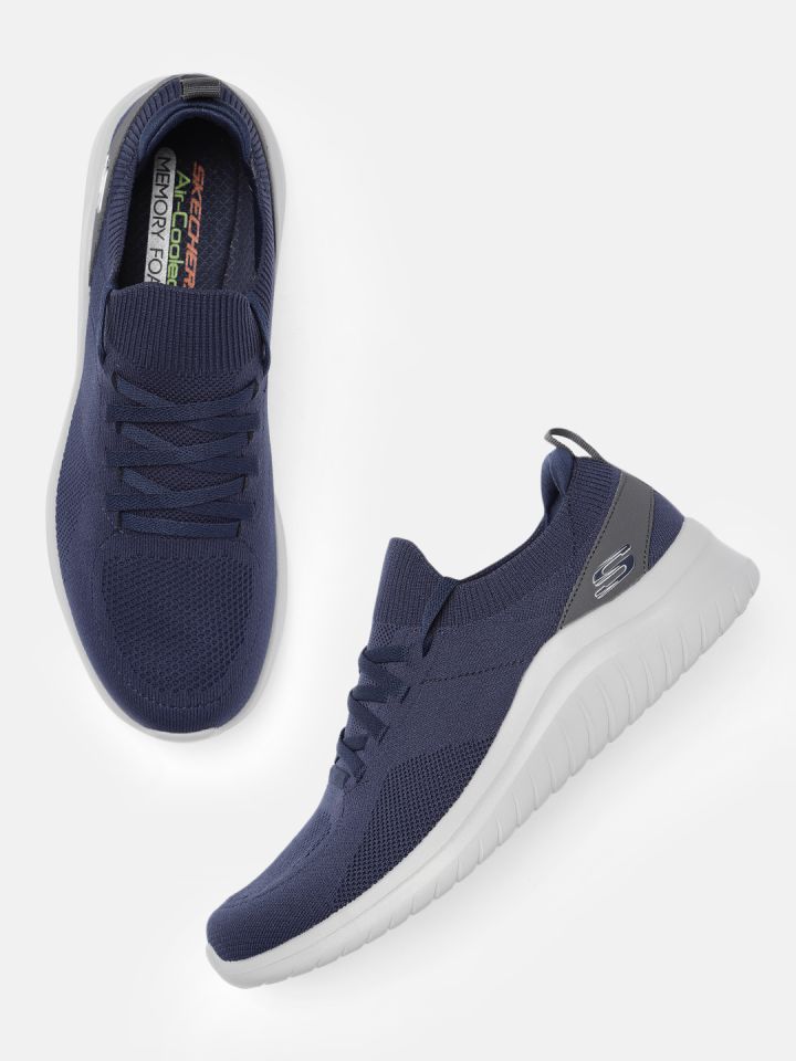 Buy Men Navy Blue Solid Regular Air Cooled Foam Ultra Flex 2.0 Sneakers - Casual Shoes for Men 14375346 Myntra