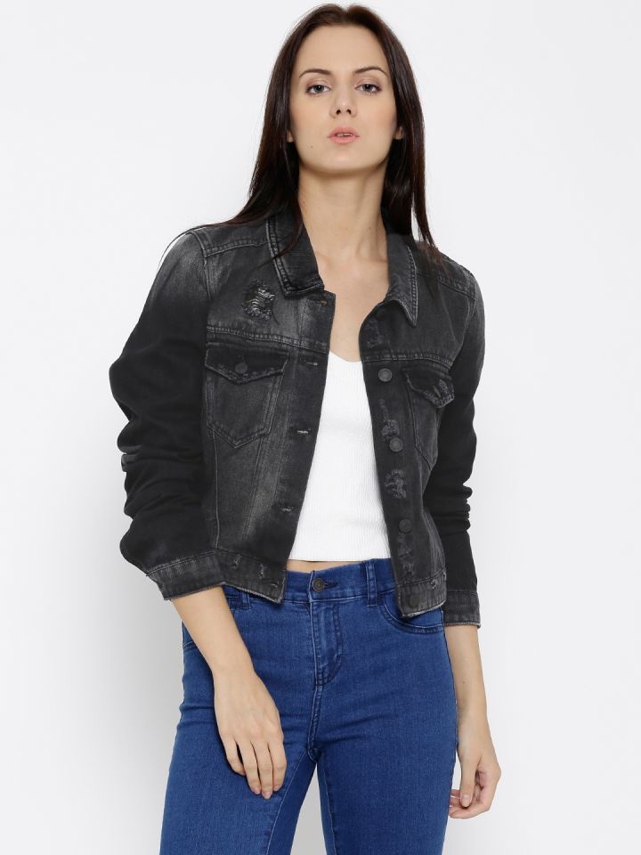 Vero moda 2024 black denim jacket