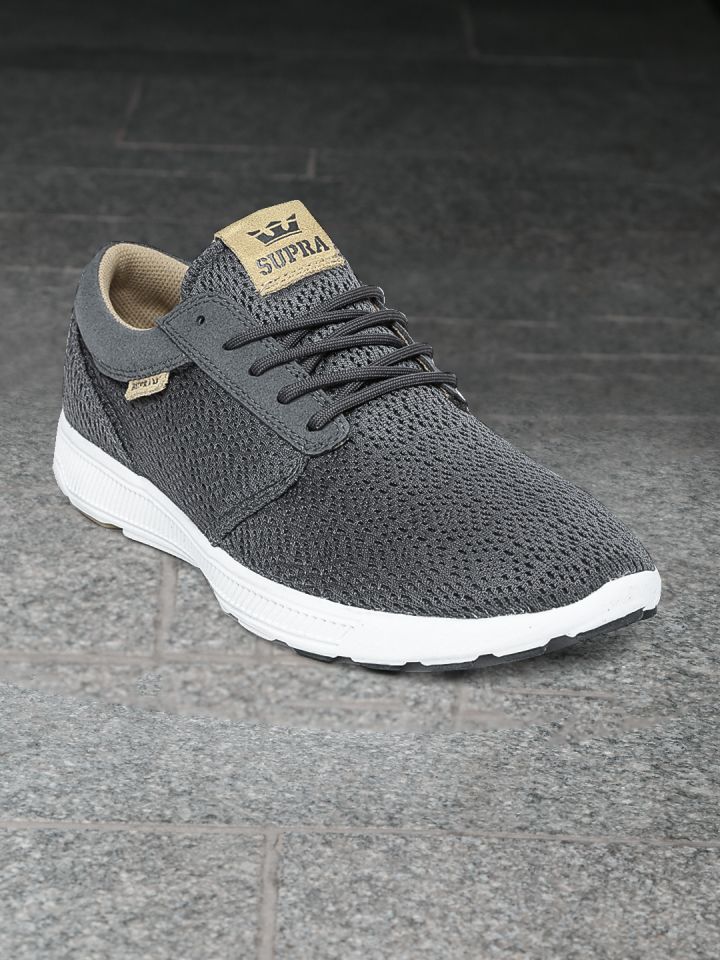 Supra Men Charcoal Grey Hammer Run Sneakers