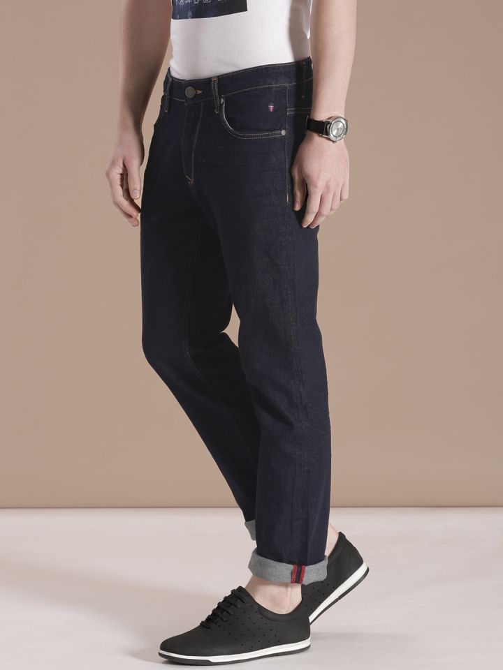 Buy Louis Philippe Jeans Navy Sundance Straight Fit Jeans Jeans