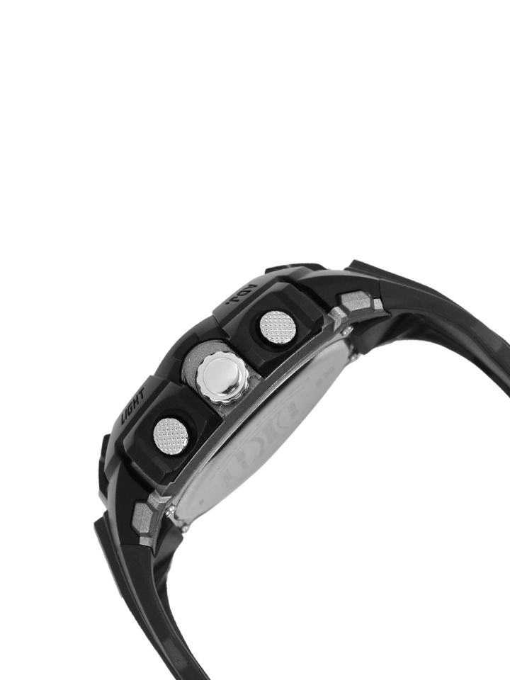 Sonata Men Black Analogue Digital Chronograph Watch 77045PP02