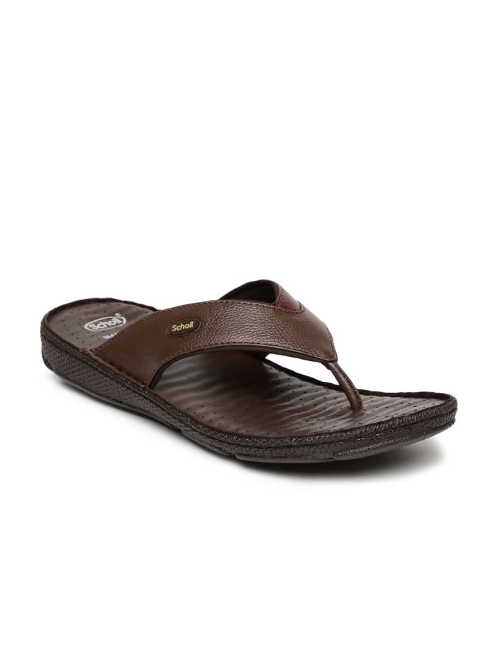 Buy Dr. Scholl Men Brown Sandals Flip Flops for Men 1444772 Myntra