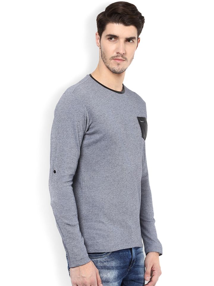 mufti t shirts myntra