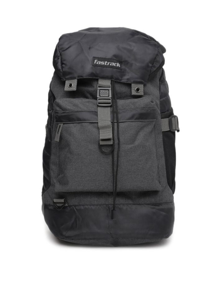 fastrack grey backpack