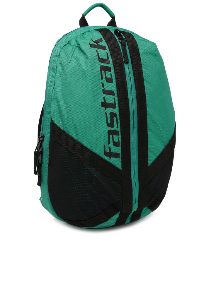 Fastrack Men Green Black Backpack