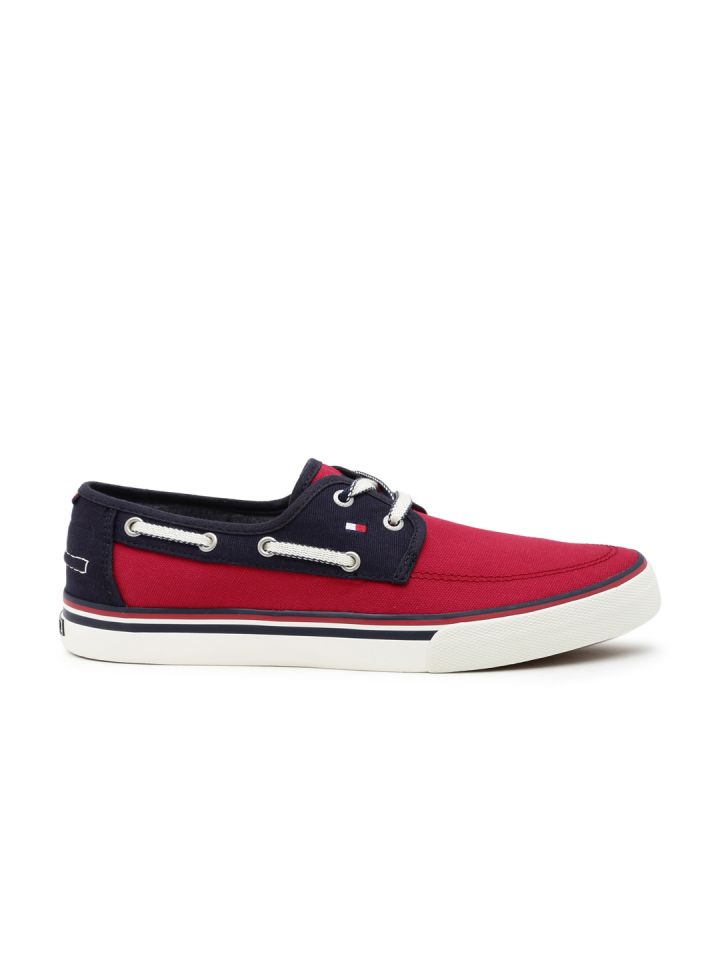 Mens boat shoes tommy hilfiger clearance