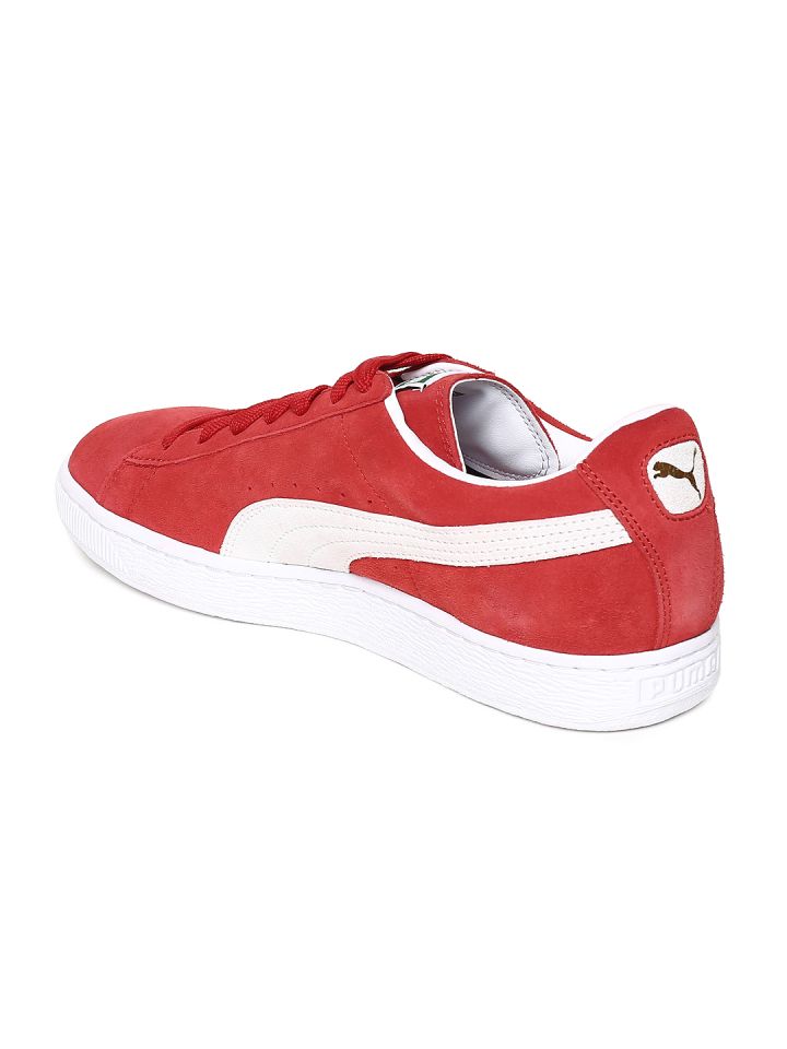 All red sale puma suede