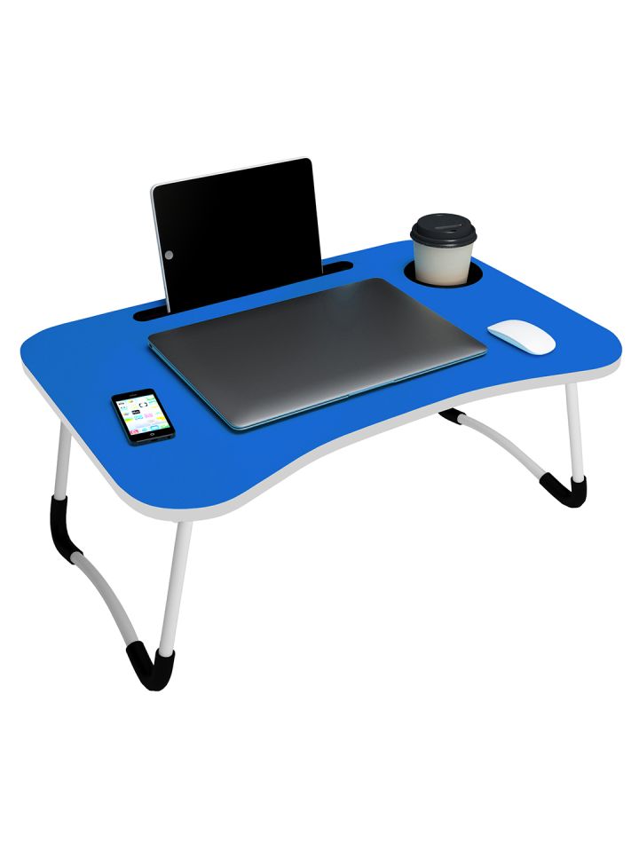 Buy Story home Teal Green Solid Wooden Portable Laptop Cum Study