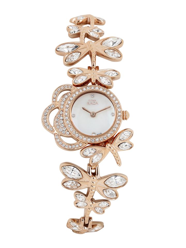 Titan Raga Women Pearly White Dial Swarovski Elements Watch NH95011WM02J
