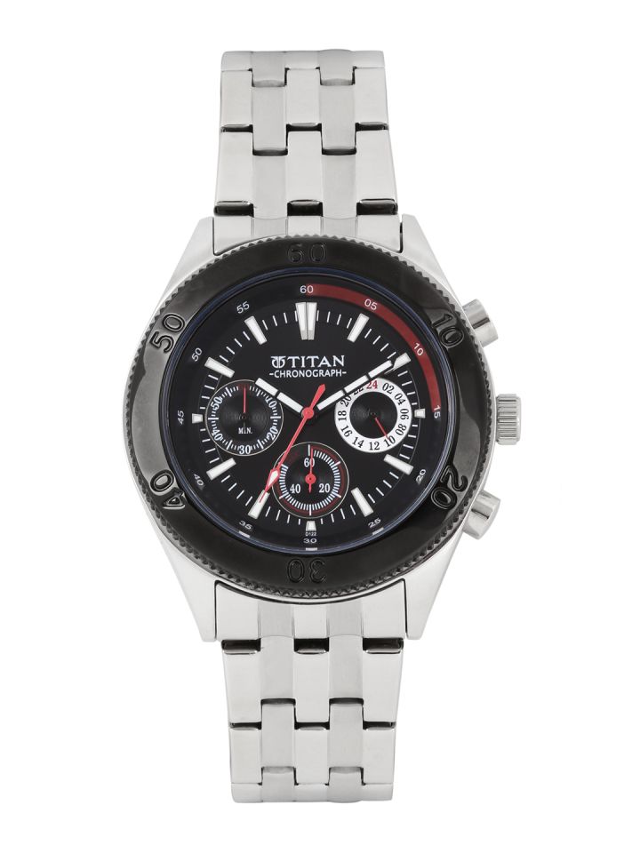 Buy Titan Octane Men Black Chronograph Dial Watch NF9324KM01MA