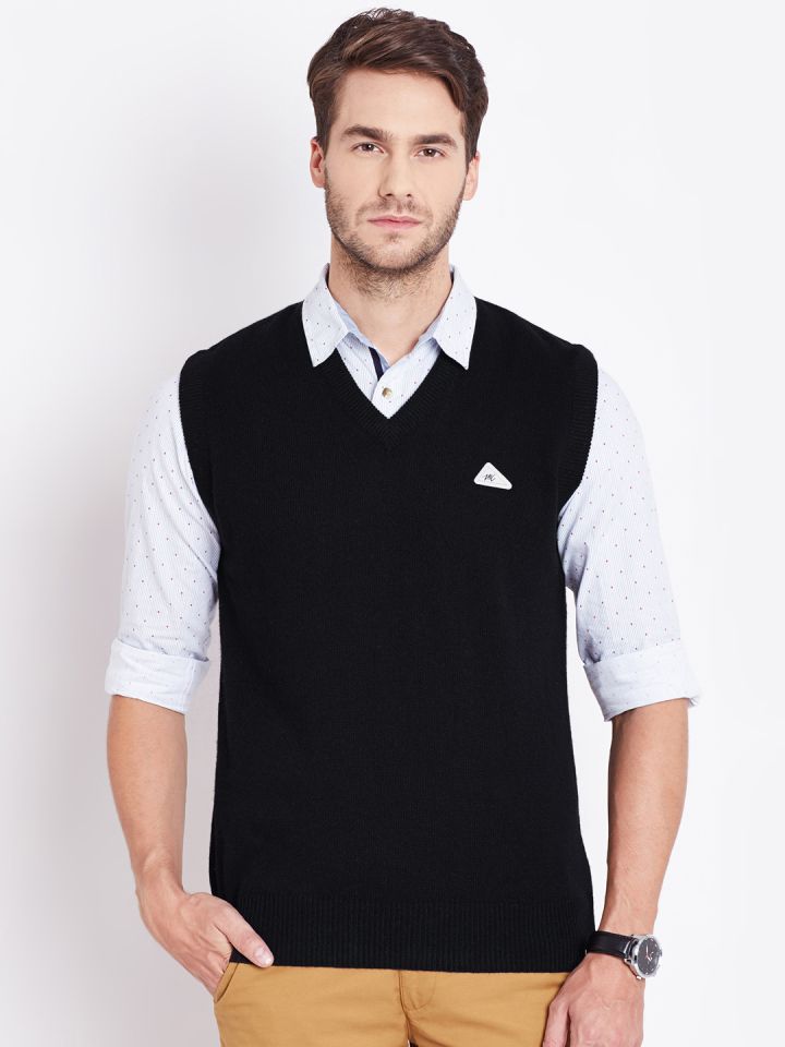 Buy Monte Carlo Men Black Sweater Sweaters for Men 1453986 Myntra