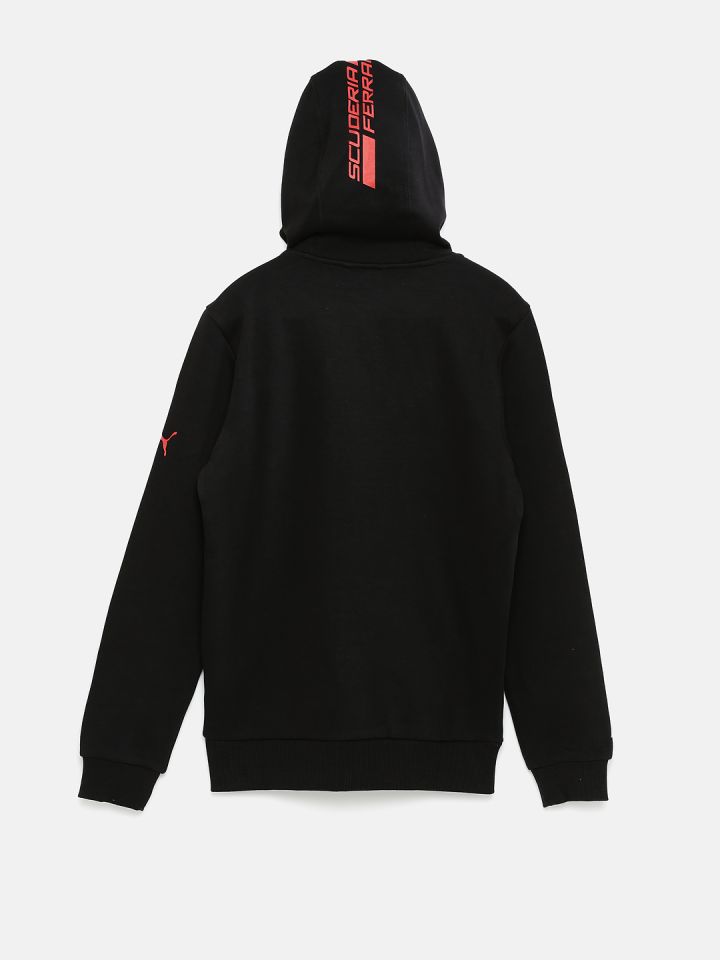 Puma ferrari black hooded sale sweat jacket