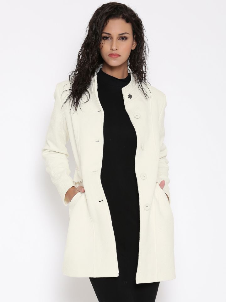 Longline white coat hotsell