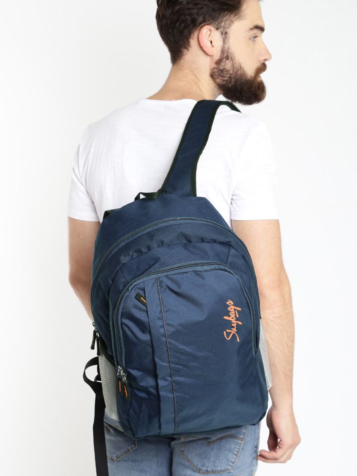 Skybags blue sales backpack