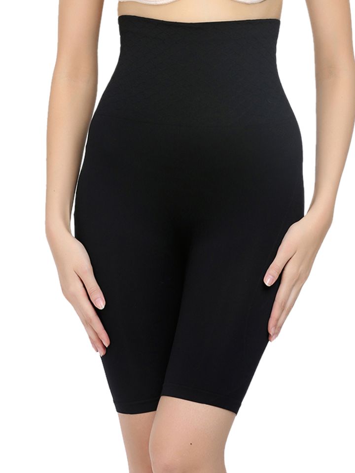 Ladies Support Firm Control Long Leg Shapers & Satin Panel