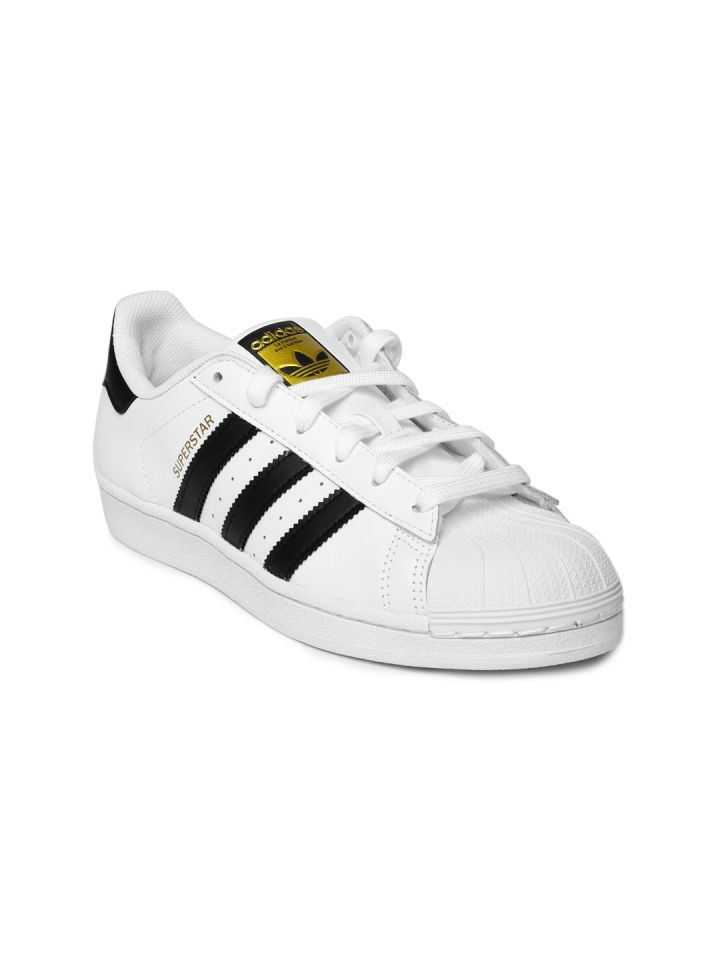 White Superstar Sneakers - Casual Shoes 