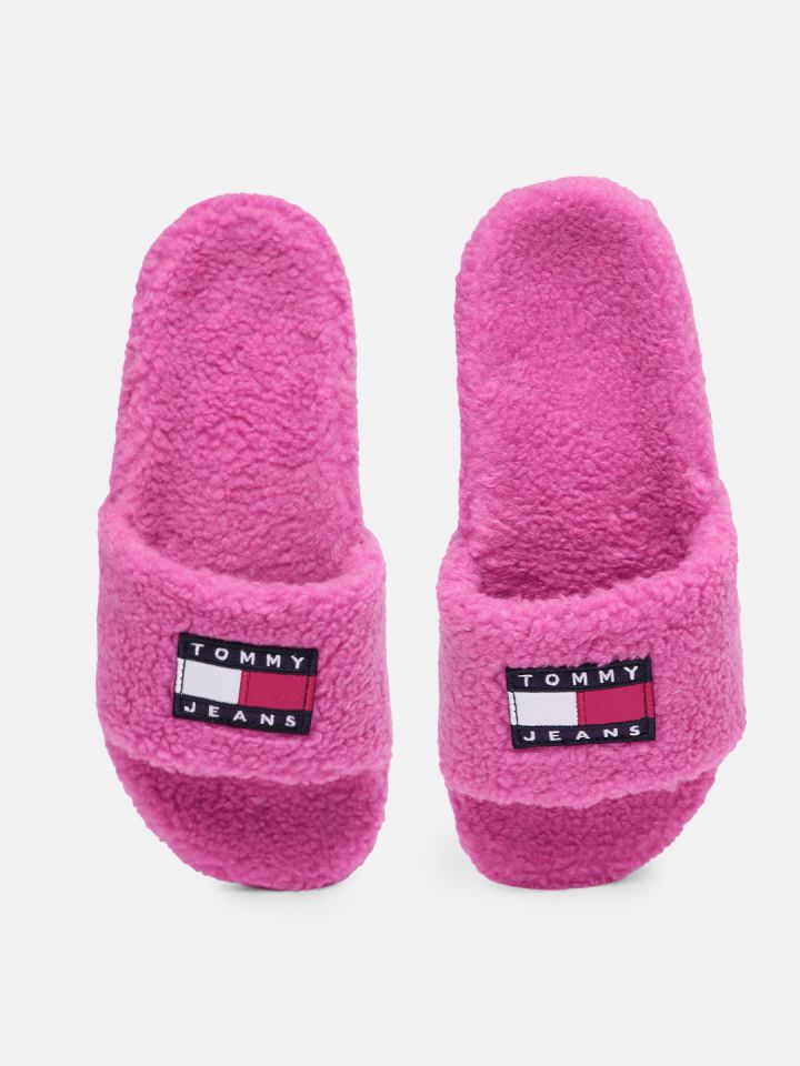 Pink tommy sliders sales